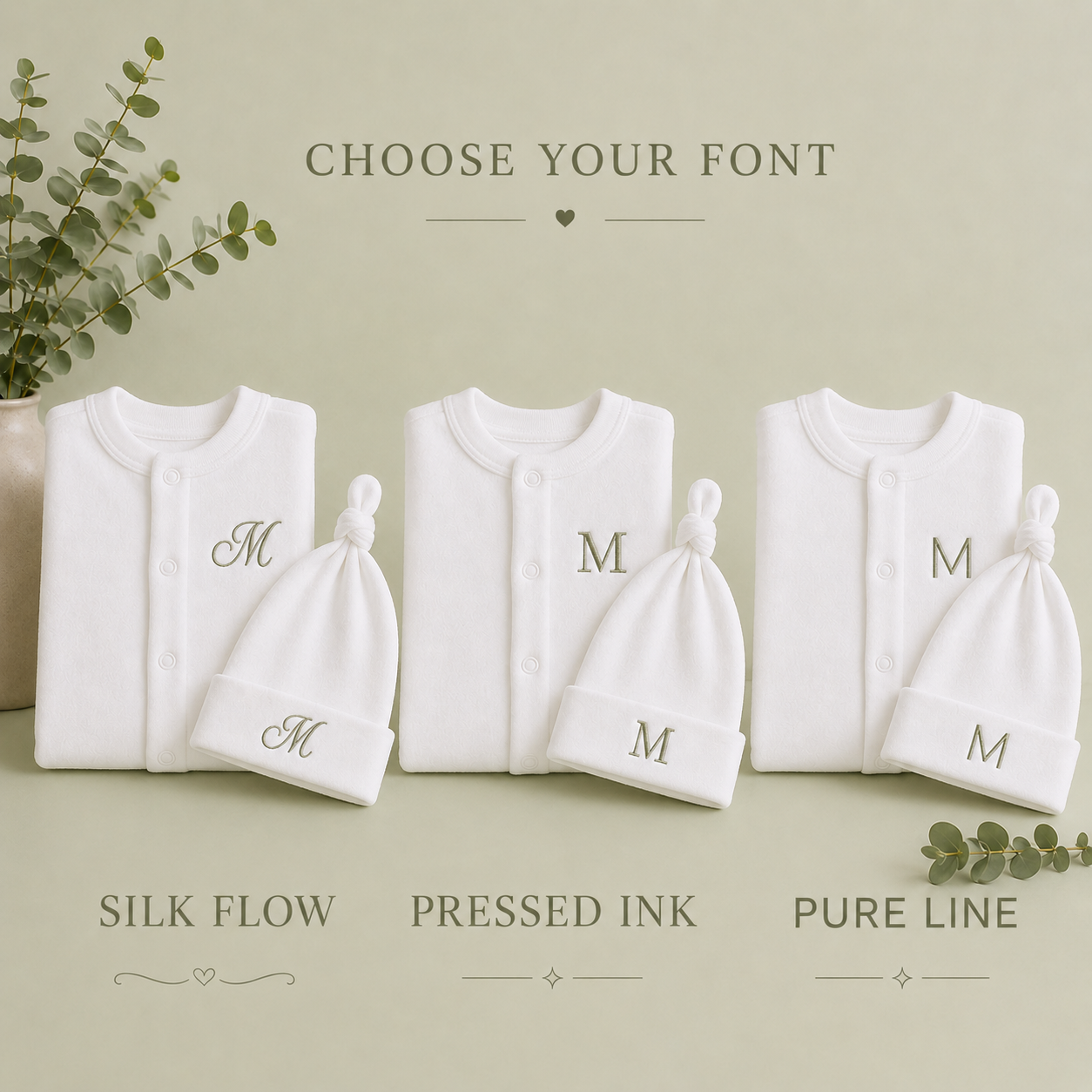 Monogrammed New Arrival Gift Set