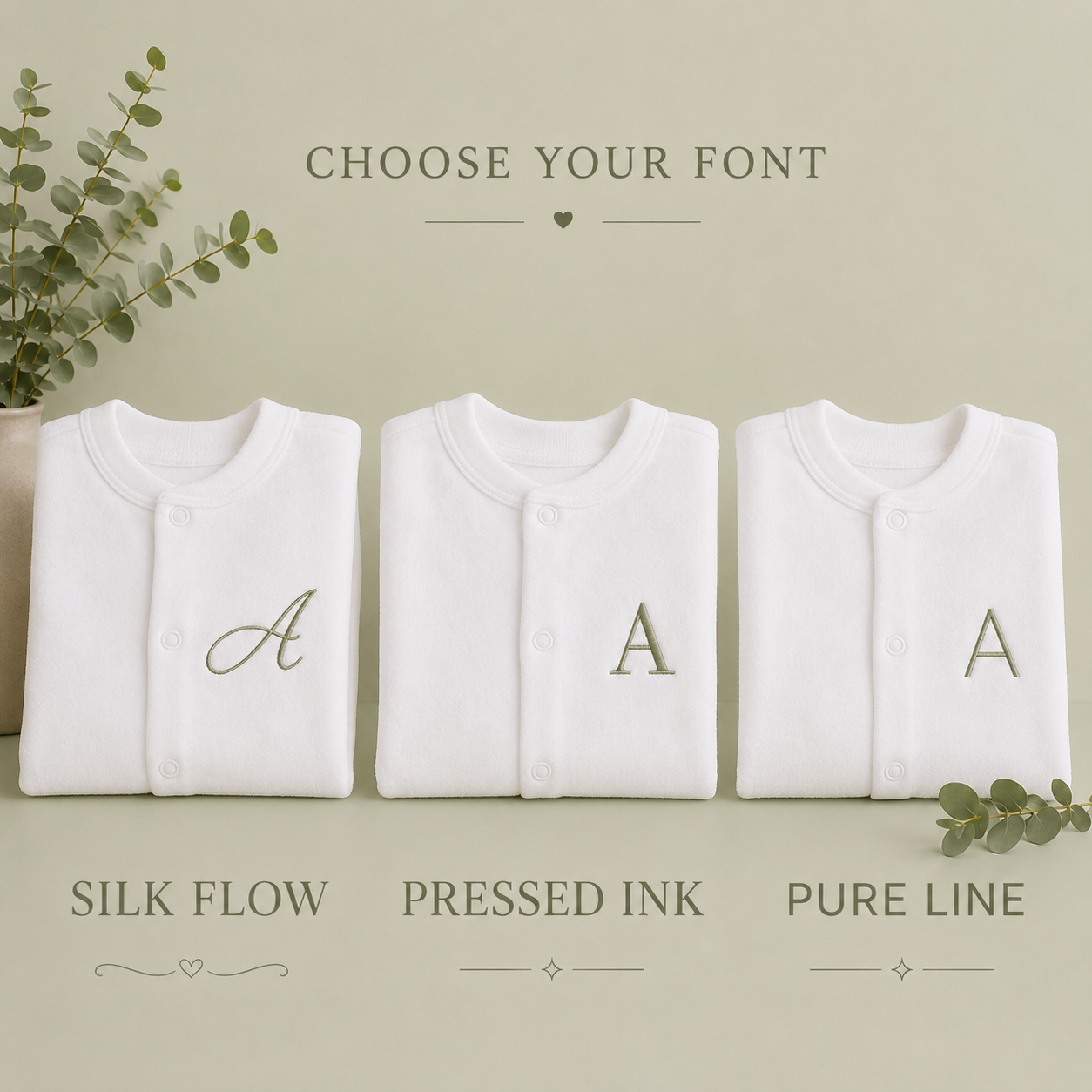 Monogrammed Sleepsuit