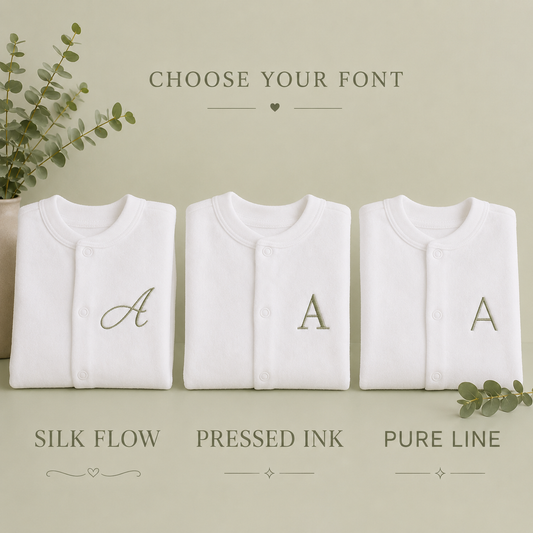 Monogrammed Sleepsuit