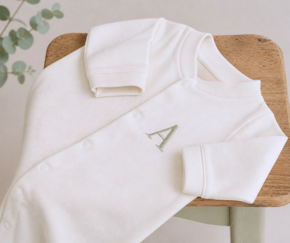 Monogrammed Sleepsuit